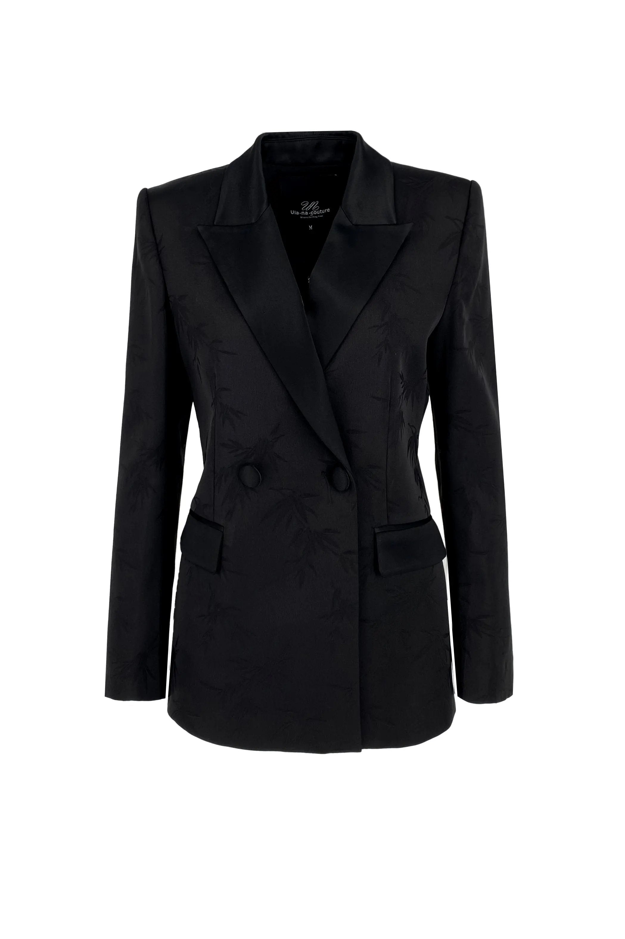 Vibrant Suit with Textured Jacket and Wide-Leg Pants ULA